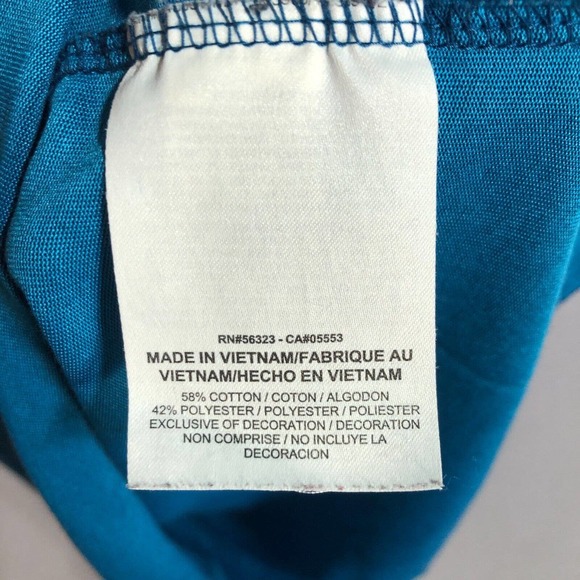 Nike Shirt Men's Size Large Tee Dri Fit Swoosh Blue Casual Sports Summer - Picture 6 of 8